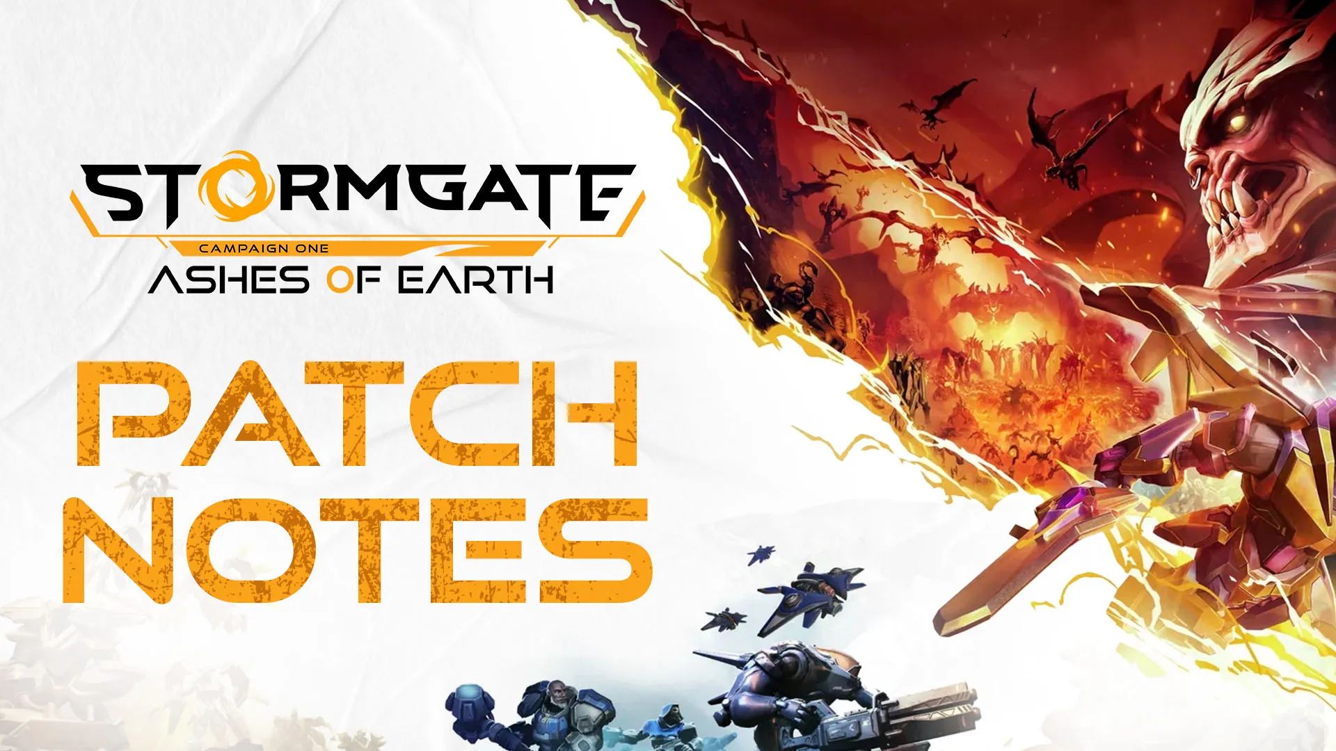 Stormgate Launch Day Patch Notes